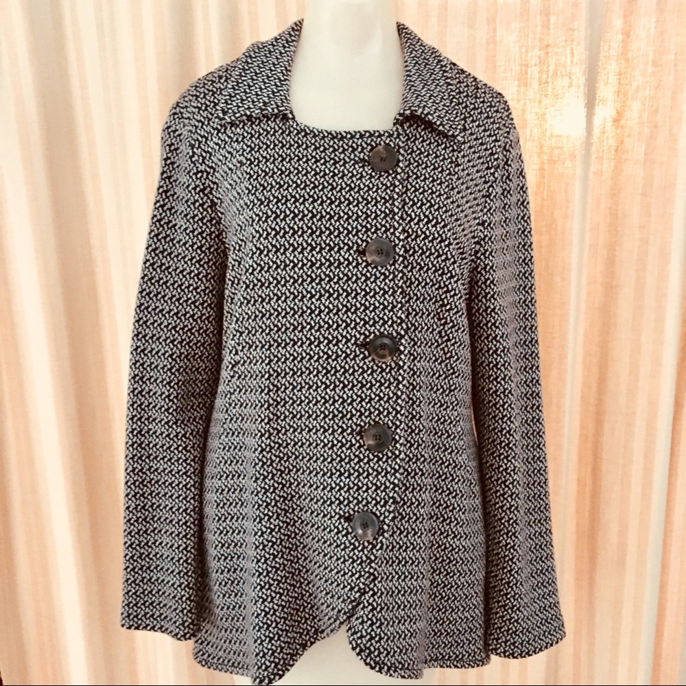 Nic + Zoe cotton knit riding jacket